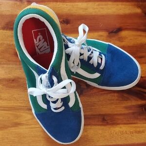 Vans Sneakers Women's Size 9 Colorful Colorblock Design